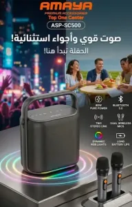 سبيكر +مايك لاسلكي للبيع في دمشق