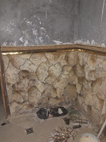 decore mur piere