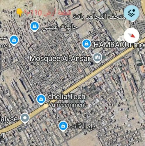 قطعة أرض 110م٢ في مدينة باتنة