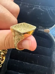 Bague 18k or massif