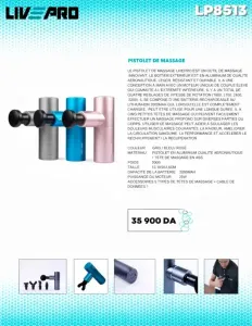 Pistolet de massage