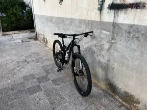 Vélo De Montagne Et Cabrage