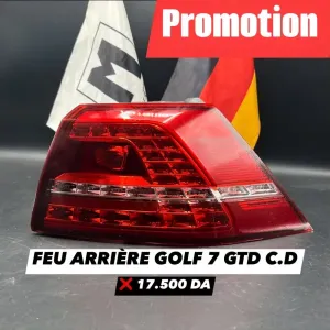 FEU ARRIÈRE GOLF 7 GTD (côté droi