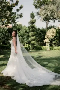 Robe blanche de créateur - robe d