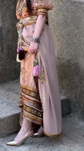 Robe Kabyle Beige Champagne