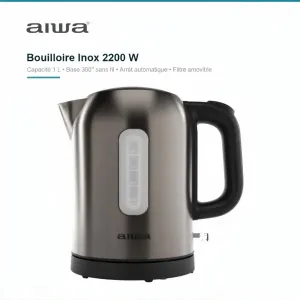 Bouilloire Électrique Inox 2200 W