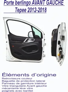 porte Avant gauche Berlingo 2012-