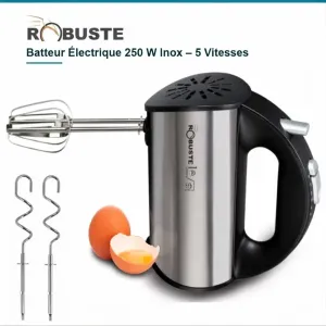 Batteur Électrique 250 W Inox 5 V