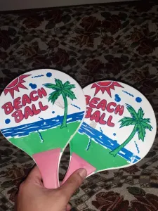 Set De 2 Raquettes De Plage