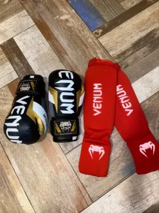 GANTS DE BOXE et protege Tibia