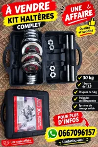 Valise de musculation 30k avec ha